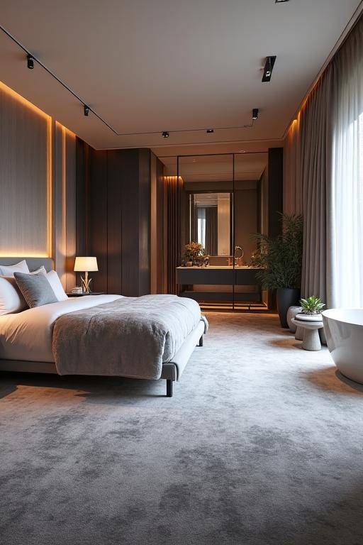 Dormitorio suite de lujo cerca del Retiro